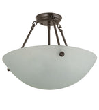 18"W Cypola Contemporary Semi-Flushmount