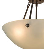 18"W Cypola Contemporary Semi-Flushmount