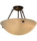 18"W Cypola Contemporary Semi-Flushmount