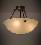 18"W Cypola Contemporary Semi-Flushmount