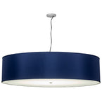 48"W Contemporary Cilindro Textrene Fabric Pendant