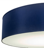 48"W Contemporary Cilindro Textrene Fabric Pendant