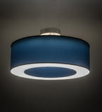 30"W Cilindro Textrene Contemporary Pendant