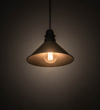 12"W Muncie Industrial Pendant