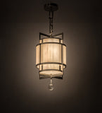 11"W Raiff Contemporary Glam Pendant