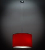 22"W Cilindro Play Textrene Contemporary Pendant