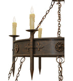 69"W Calandra 18 Lt Two Tier Gothic Chandelier