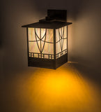 12.5"W Scottsdale Mission Outdoor Wall Sconce