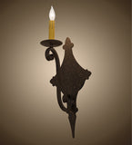 8"W Angelique 1 Lt Gothic Lodge Wall Sconce