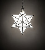 18"W Moravian Star Pendant
