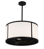 24"W Cilindro Cellog Contemporary Pendant