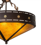 24"W Craftsman Target Lodge Inverted Pendant