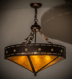 24"W Craftsman Target Lodge Inverted Pendant