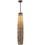 6.5"W Branches Stained Glass Mini Pendant