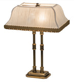 12.5"W Templeton Contemporary Fabric Brass Bar Light