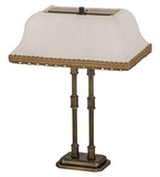 12.5"W Templeton Contemporary Fabric Brass Bar Light