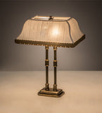 12.5"W Templeton Contemporary Fabric Brass Bar Light