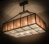 66"L Kaplan Contemporary Mission Oblong Pendant