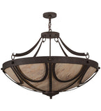 42"W Carousel Contemporary Inverted Pendant