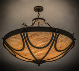 42"W Carousel Contemporary Inverted Pendant