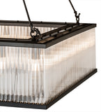 60"L Marquee Oblong Glam Contemporary Pendant