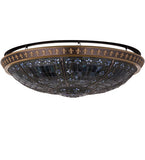 43.5"W Fleur-de-lis Victorian Flushmount