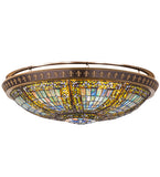 43.5"W Fleur-de-lis Victorian Flushmount