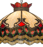 20"W Isabella Victorian Floral Pendant