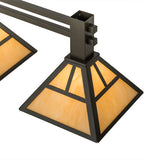 64"L "T" Mission 4 Lt Kitchen Island Lighting