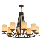 48"W Octavia 8 Lt Oblong Contemporary Chandelier