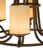 48"W Octavia 8 Lt Oblong Contemporary Chandelier