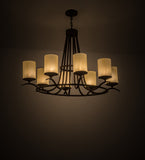 48"W Octavia 8 Lt Oblong Contemporary Chandelier