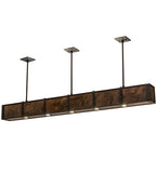72"L Giradeau Wood Beam Oblong Pendant
