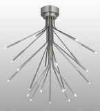 28"W Galassisa Contemporary Flushmount