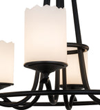 36"W Octavia 6 Lt Modern Chandelier