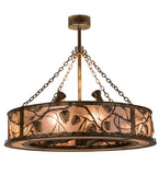 44"W Whispering Pines 4 Uplights Chandel-Air Fan