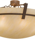 48"W Covina Modern Semi-Flushmount