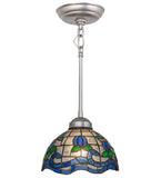 8"W Roseborder Mini Pendant