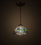 8"W Roseborder Mini Pendant