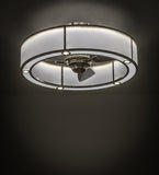 36"W Smythe Craftsman Chandel-Air Ceiling Fan