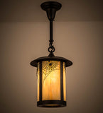 10"W Fulton Spider Web Outdoor Pendant