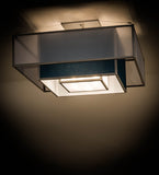 36"Sq Quadrato Umador Contemporary Semi-Flushmount