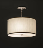 15"W Cilindro Textrene Modern Pendant