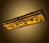 50"L Whispering Pines Lodge Flushmount