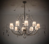 55"W Lienz 10 Lt Victorian Mission Chandelier