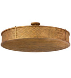 36"W Contemporary Cilindro Luciano Flushmount