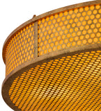 36"W Contemporary Cilindro Luciano Flushmount