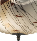 24"W Metro Fusion Ramoscelli Contemporary Flushmount