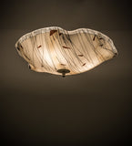 24"W Metro Fusion Ramoscelli Contemporary Flushmount