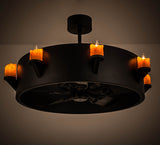 40"W Kingston 8 Lt Chandel-Air Ceiling Fan